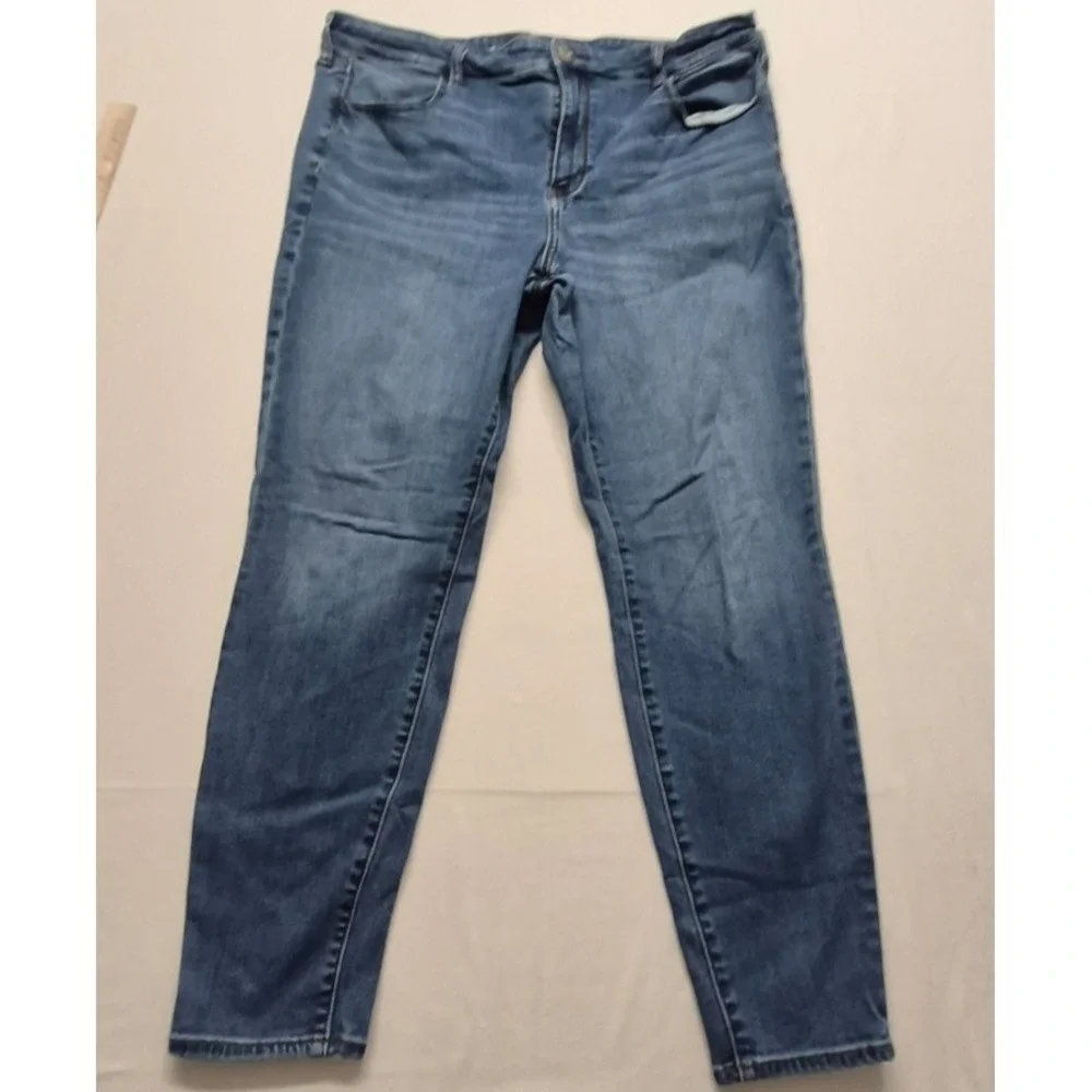 American‎ Eagle women's next level stretch high rise jegging jeans sz 20 cotton